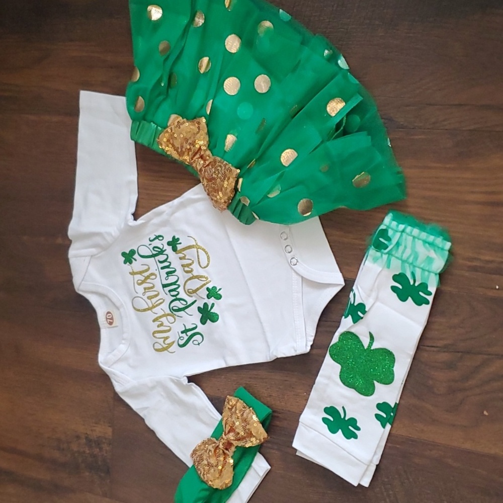 First St Patrick's Day baby girl